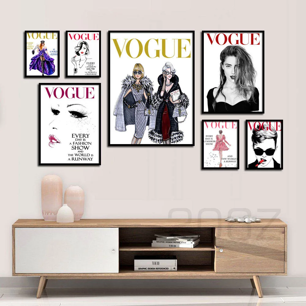 Vogue Girl Quotes Poster Wall Art Canvas Painting Nordic Posters And Prints Salon Wall Pictures For Living Room Home Decoration
Vogue Girl Quotes Poster Wall Art Canvas Painting Nordic Posters And Prints Salon Wall Pictures For Living Room Home Decoration