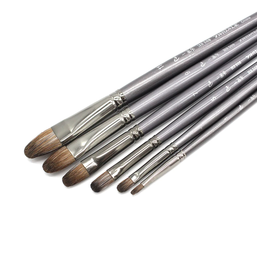 6 pcs/Set Professional High Quality Tool Squirrel Hair Oil Painting Brush Drawing Brush Filbert Pen For Acrylic Painting art
6 pcs/Set Professional High Quality Tool Squirrel Hair Oil Painting Brush Drawing Brush Filbert Pen For Acrylic Painting art