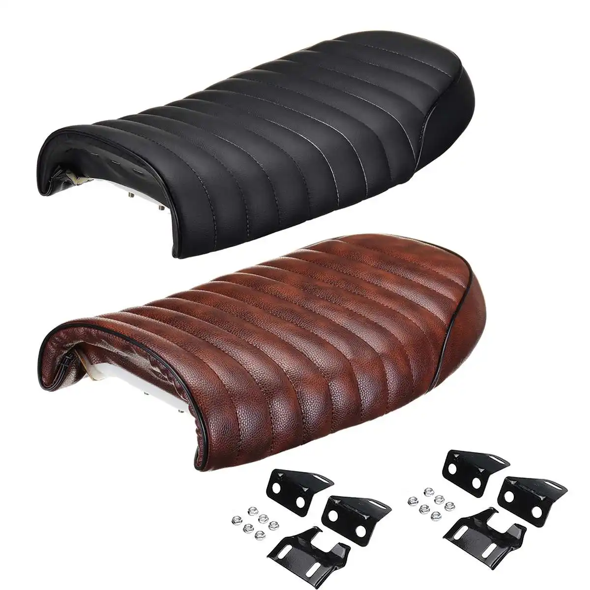 Brown Vintage Motorcycle Flat Tracker Rear Seat Cushion Hump Saddle for Honda CB CL Retro Cafe Racer Motorcycle Accessories
Brown Vintage Motorcycle Flat Tracker Rear Seat Cushion Hump Saddle for Honda CB CL Retro Cafe Racer Motorcycle Accessories