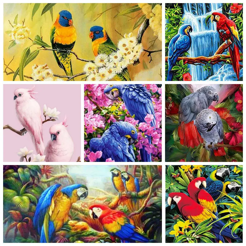 DIY 5D Diamond Painting Animals parrots Resin circular drill Embroidery Cross Stitch Mosaic Rhinestone decoration painting
DIY 5D Diamond Painting Animals parrots Resin circular drill Embroidery Cross Stitch Mosaic Rhinestone decoration painting