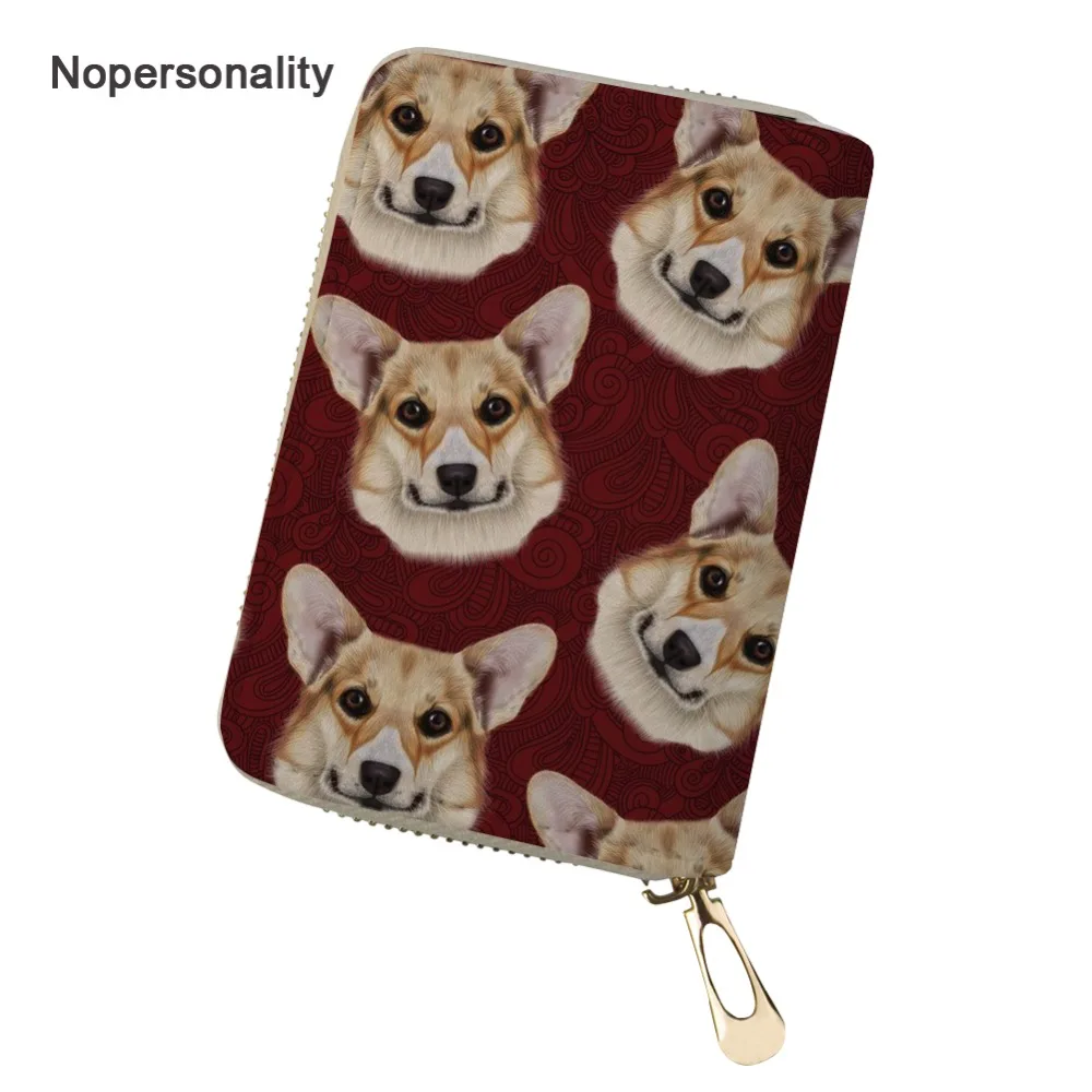 Nopersonality Kawaii Corgi Dog Print Business Card Holders for Women Mini Leather Female Ladies ID Card Name Wallets Coin Purse
Nopersonality Kawaii Corgi Dog Print Business Card Holders for Women Mini Leather Female Ladies ID Card Name Wallets Coin Purse
