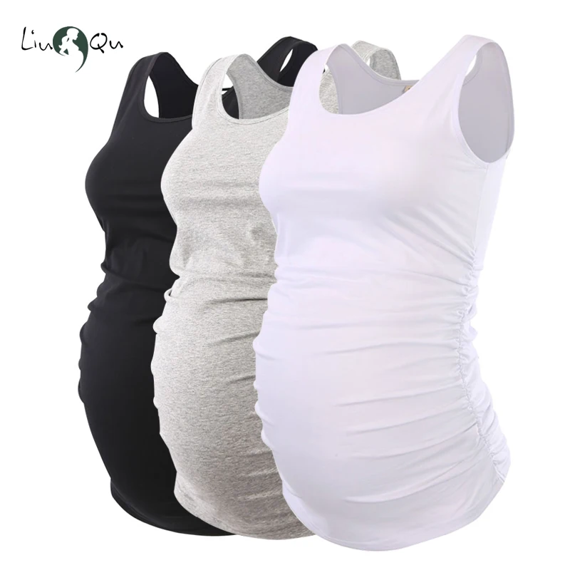 Pack of 3pcs Womens Sleeveless Side Ruched Maternity Clothes Tank Top Camis Tee Pregnancy Clothing Pregnant Top T-Shirt
Pack of 3pcs Womens Sleeveless Side Ruched Maternity Clothes Tank Top Camis Tee Pregnancy Clothing Pregnant Top T-Shirt