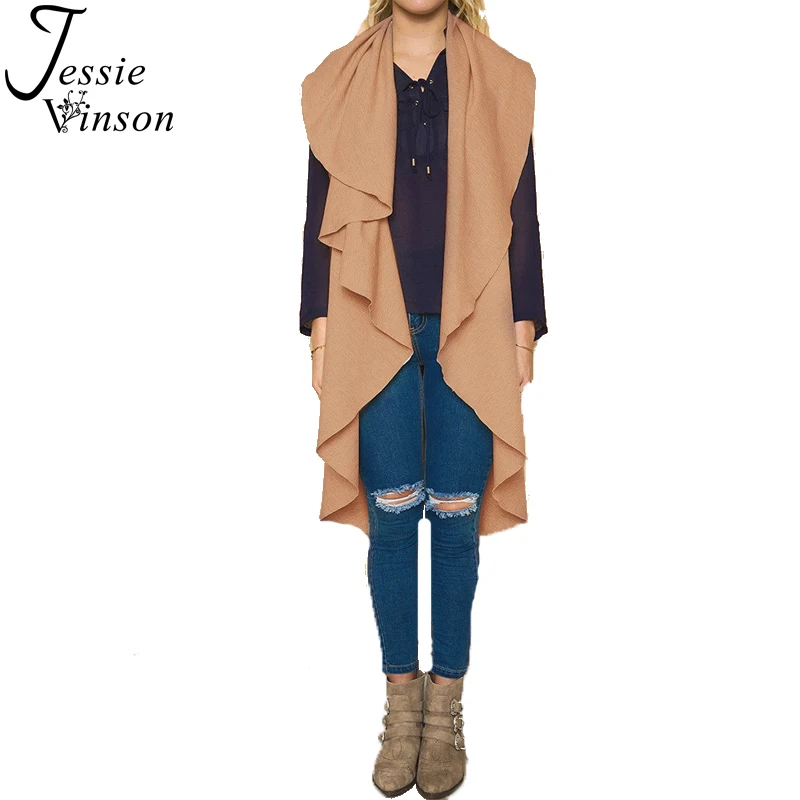 Jessie Vinson Women Woolen Waistcoat Autumn Winter Irregular Hem Sleeveless Cardigan Asymmetrical Lapel Loose Vest Jacket Coat
Jessie Vinson Women Woolen Waistcoat Autumn Winter Irregular Hem Sleeveless Cardigan Asymmetrical Lapel Loose Vest Jacket Coat