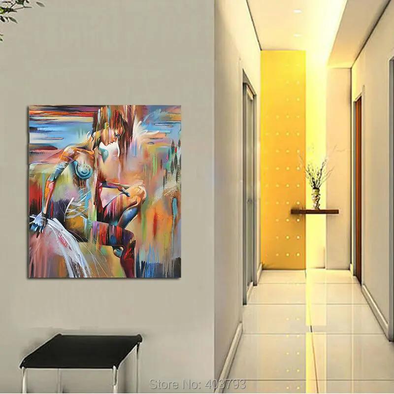 Premium Modern Abstract Hand Painted Wall Art on Canvas Nude Girl Painting Unframed Art Christmas Gifts
Premium Modern Abstract Hand Painted Wall Art on Canvas Nude Girl Painting Unframed Art Christmas Gifts