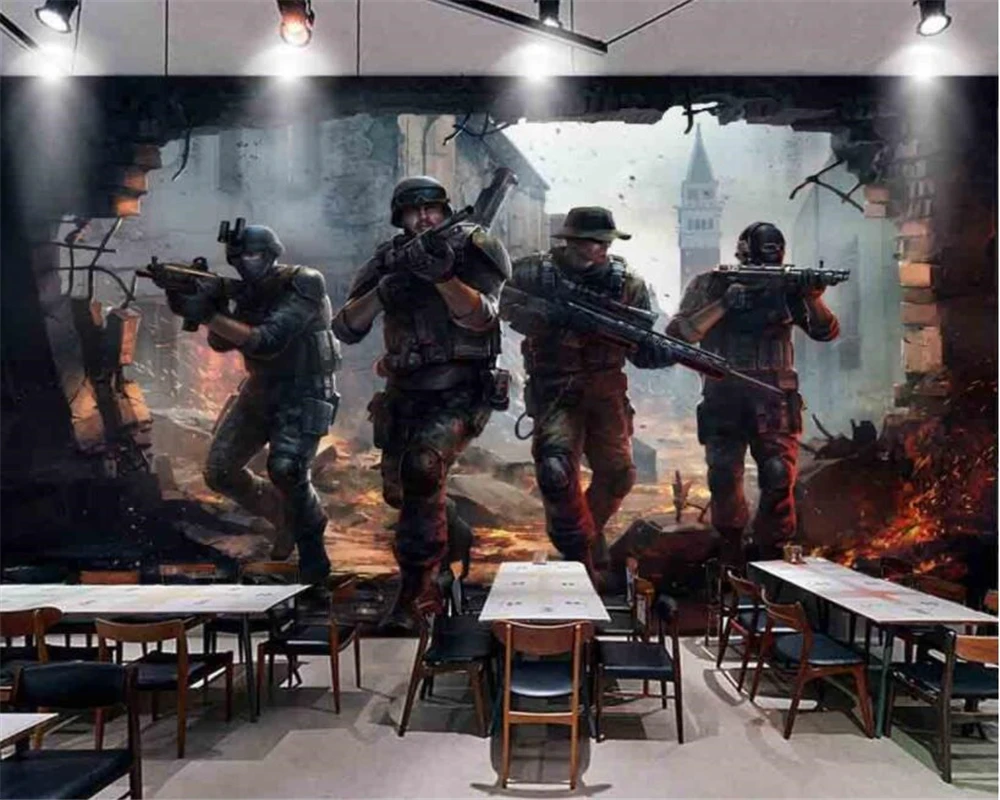 beibehang Custom large mural 3D wallpaper war war Internet cafes backdrop wall wallpaper for walls 3 d papel de parede tapety
beibehang Custom large mural 3D wallpaper war war Internet cafes backdrop wall wallpaper for walls 3 d papel de parede tapety