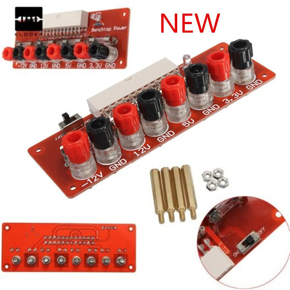 24 Pins ATX Benchtop Power Board Computer Connector Socket Power Supply Adapter EM88
24 Pins ATX Benchtop Power Board Computer Connector Socket Power Supply Adapter EM88
