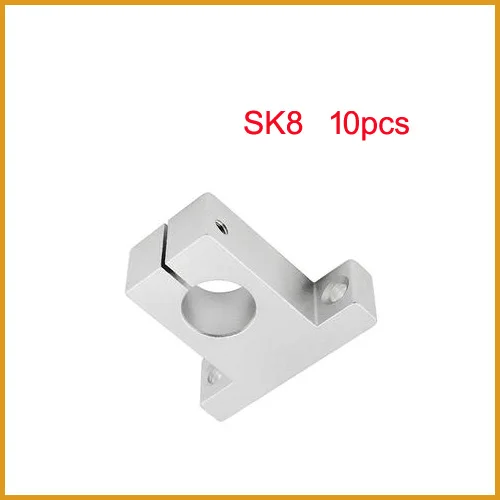 10PCS SK8 8mm linear rail shaft support block for cnc linear slide bearing guide Parts free shipping
10PCS SK8 8mm linear rail shaft support block for cnc linear slide bearing guide Parts free shipping