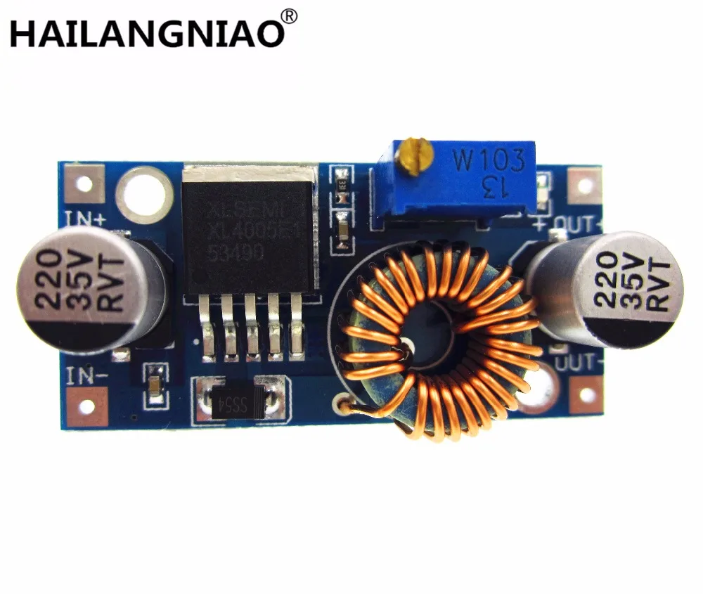 Новый 5A Max DC-DC XL4005 понижающий Регулируемый Модуль питания, светодиодная литиевая плата зарядного устройства
Новый 5A Max DC-DC XL4005 понижающий Регулируемый Модуль питания, светодиодная литиевая плата зарядного устройства