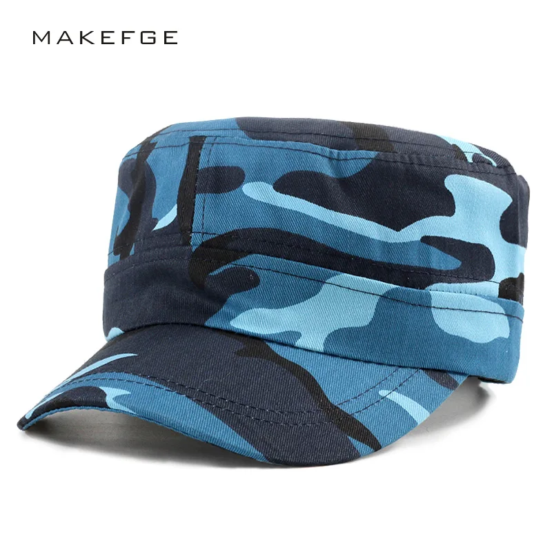 2020 New Army camouflage Flat Top Mens Women Caps Hat Adjustable Casual Military Hats for Men Snapback Cadet Military Patrol
2020 New Army camouflage Flat Top Mens Women Caps Hat Adjustable Casual Military Hats for Men Snapback Cadet Military Patrol