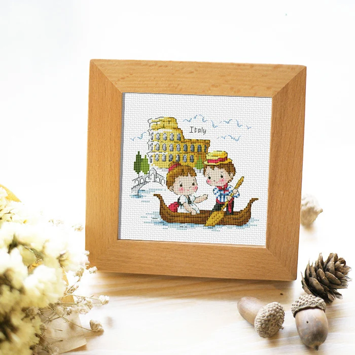 Travel around the world of Italy cross stitch kit DMC brand thread animal dog count canvas fabric embroidery handmade needlework
Travel around the world of Italy cross stitch kit DMC brand thread animal dog count canvas fabric embroidery handmade needlework