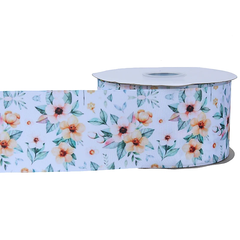 FLRA Ribbon 3"75mm flower printed grosgrain ribbon floral ribbon handmade hair bows
FLRA Ribbon 3"75mm flower printed grosgrain ribbon floral ribbon handmade hair bows