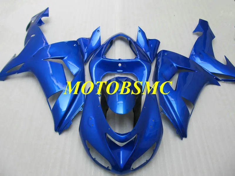 Набор обтекателей мотоцикла для KAWASAKI Ninja ZX10R 06 07 ZX 10R 2006 2007 zx10r ABS пластик все синие