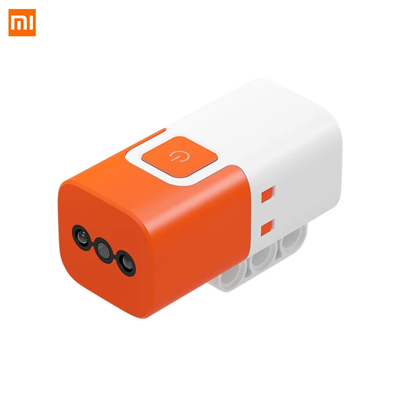 Фото Xiaomi MITU цветной датчик для Mitu DIY строительные блоки РОБОТ оранжевый белый