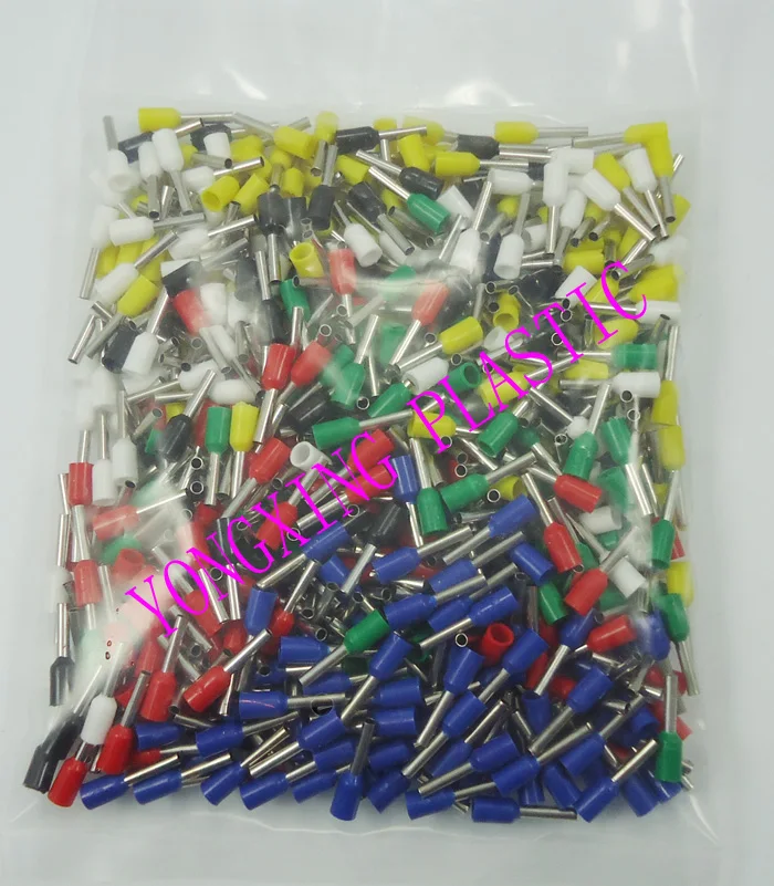 600PCS/ E1008 6 color insulated cord end terminal Bootlace cooper Ferrules kit set Wire Copper Crimp Connector Cord Pin End
600PCS/ E1008 6 color insulated cord end terminal Bootlace cooper Ferrules kit set Wire Copper Crimp Connector Cord Pin End