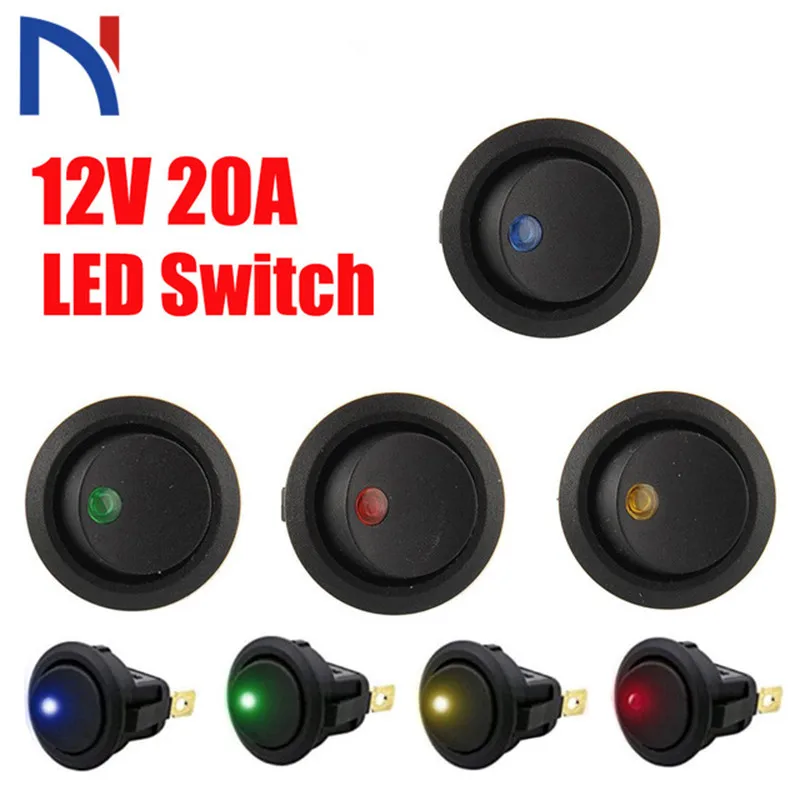 1PC LED Switch 3 pins ON-OFF Rocker Switch 12V led rocker switch Led Dot Light LED illuminated Car Dashboard Dash Boat Toggle
1PC LED Switch 3 pins ON-OFF Rocker Switch 12V led rocker switch Led Dot Light LED illuminated Car Dashboard Dash Boat Toggle