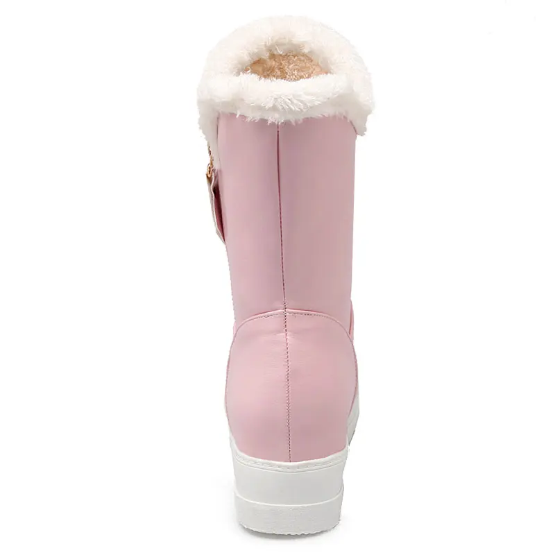 Fanyuan Size 34-42 Fashion Women Boots Plush Warm Snow Boots Ladies Winter Ankle Boots Waterproof Zipper Wedges Heel
Fanyuan Size 34-42 Fashion Women Boots Plush Warm Snow Boots Ladies Winter Ankle Boots Waterproof Zipper Wedges Heel