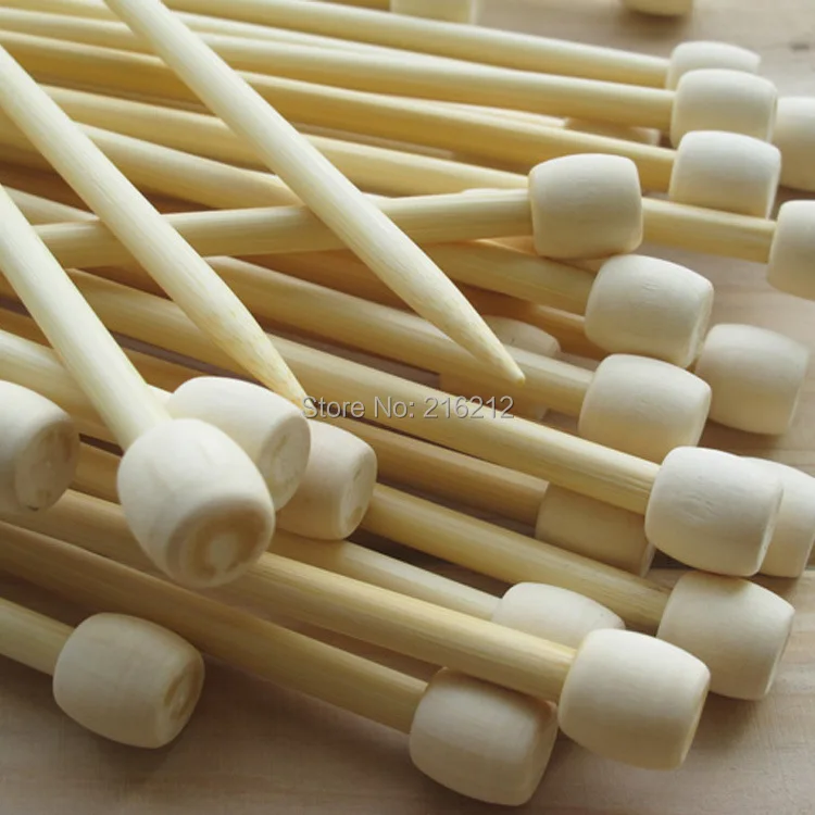 18 pairs/lot 14" 35cm 2.0mm-10 mm Size Bamboo Smooth Single Pointed Knitting Needles, Hand Tailor Knitting Needles
18 pairs/lot 14" 35cm 2.0mm-10 mm Size Bamboo Smooth Single Pointed Knitting Needles, Hand Tailor Knitting Needles