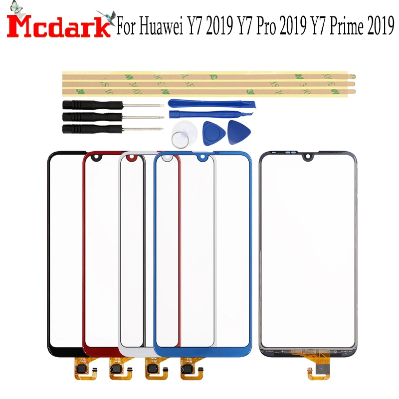 Для Huawei Y7 2019 Pro Prime 6 26 дюймов Переднее стекло Тач скрин мобильный телефон с