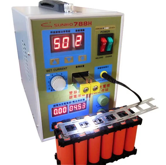 SUNKKO 788H Double-fulse Micro-computer Spot Welding Charger Lithium Battery Assembly Testing Stations + 3mm 1KG Nickel Sheet
SUNKKO 788H Double-fulse Micro-computer Spot Welding Charger Lithium Battery Assembly Testing Stations + 3mm 1KG Nickel Sheet