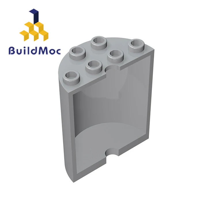 BuildMOC Собирает Частицы 20430/6259/6218 2x4x4 для строительных блоков части DIY enlighten block Edu |