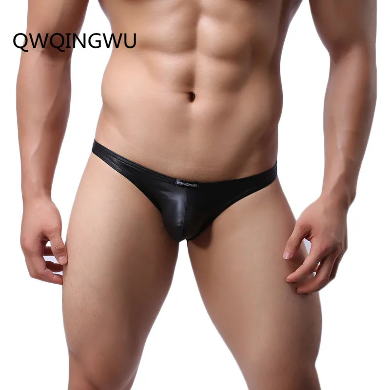 Sexy Men's Underwear Faux Leather Briefs Low Waist Tight Shape Men's Clothing Underwear Man Jock Strap Slip Hombre Briefs
Sexy Men's Underwear Faux Leather Briefs Low Waist Tight Shape Men's Clothing Underwear Man Jock Strap Slip Hombre Briefs