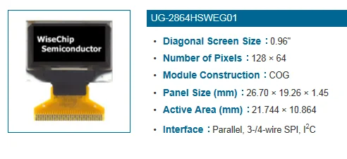 0,96 дюймовый OLED белый, синий, желтый и синий SSD1306 30-контактный 128*64 точечный матричный дисплей
0,96 дюймовый OLED белый, синий, желтый и синий SSD1306 30-контактный 128*64 точечный матричный дисплей