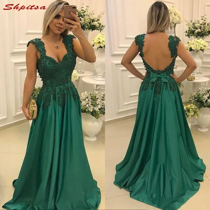 Green Mother of the Bride Dresses for Weddings Lace Beaded Spaghetti Straps Evening Prom Groom Godmother Dresses
Green Mother of the Bride Dresses for Weddings Lace Beaded Spaghetti Straps Evening Prom Groom Godmother Dresses