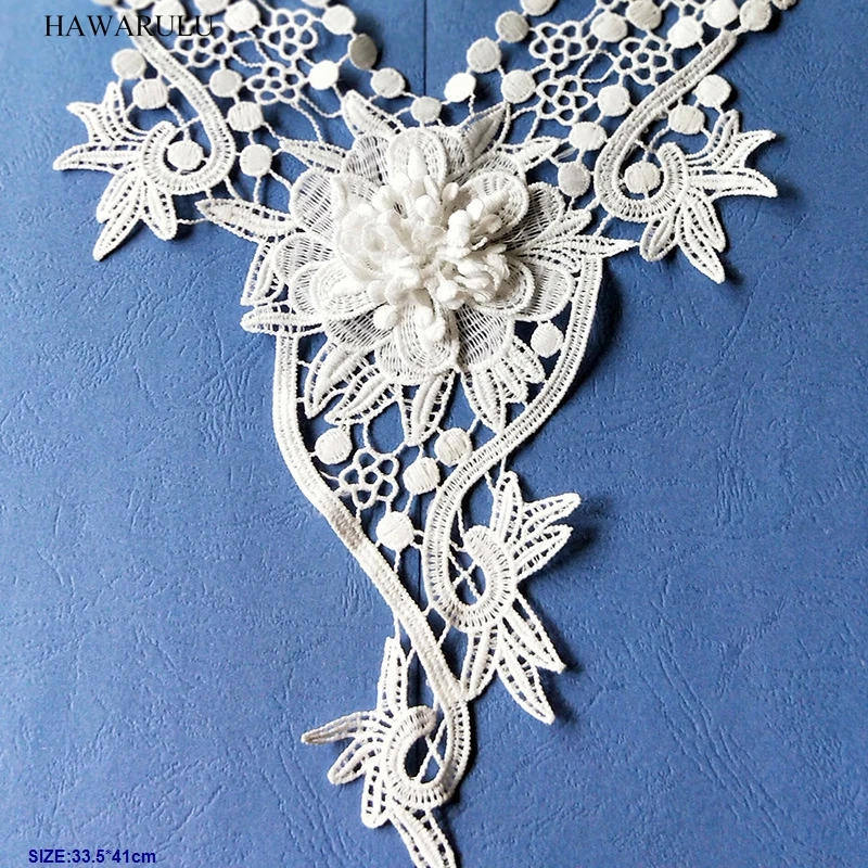 50pcs 33.5*41cm DIY wholesale Collar lace fabric Fancy garments embroidered water soluble flowers lace bedding underwear women's
50pcs 33.5*41cm DIY wholesale Collar lace fabric Fancy garments embroidered water soluble flowers lace bedding underwear women's