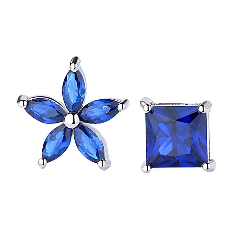 Flowers Rhodium plated earrings silver 925 Blue earrings for women S925 sterling silver jewellery 2018 fashine simple style
Flowers Rhodium plated earrings silver 925 Blue earrings for women S925 sterling silver jewellery 2018 fashine simple style