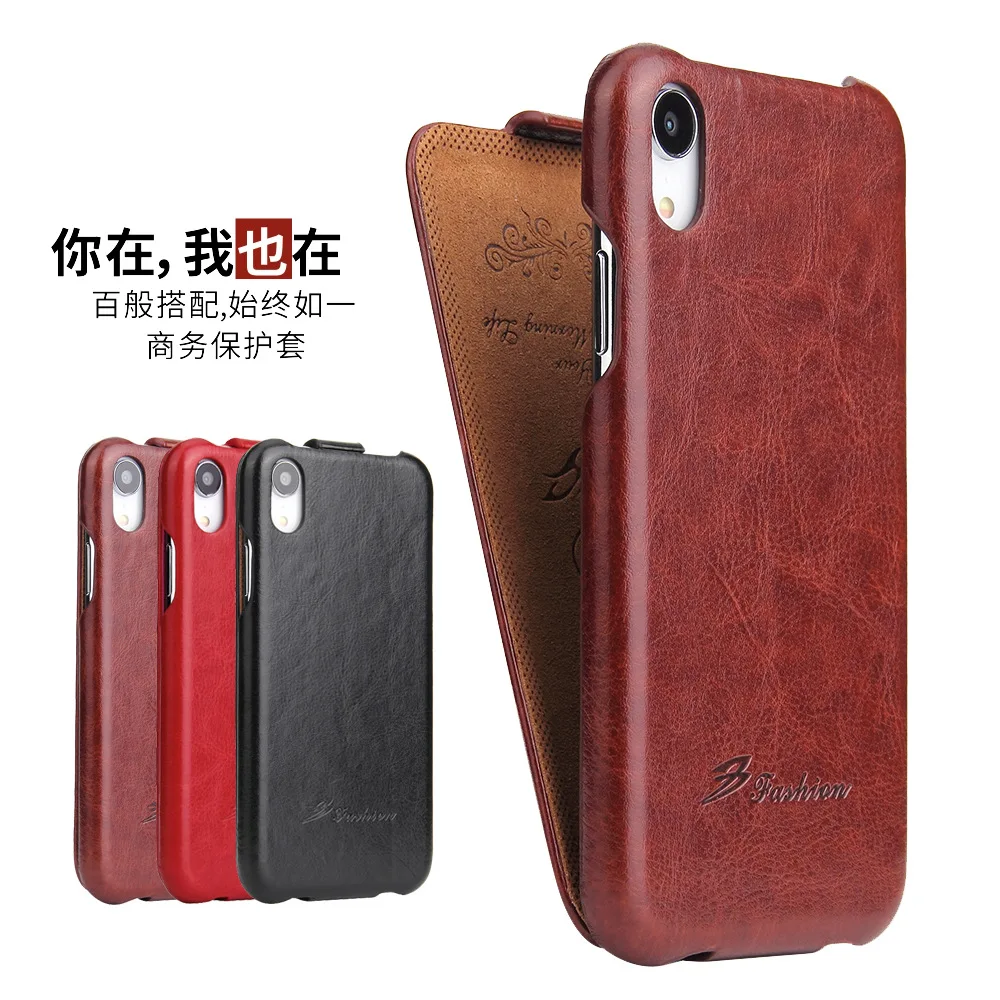 Роскошный Ультратонкий кожаный чехол книжка с откидной крышкой для Apple iPhone X XR XS Max