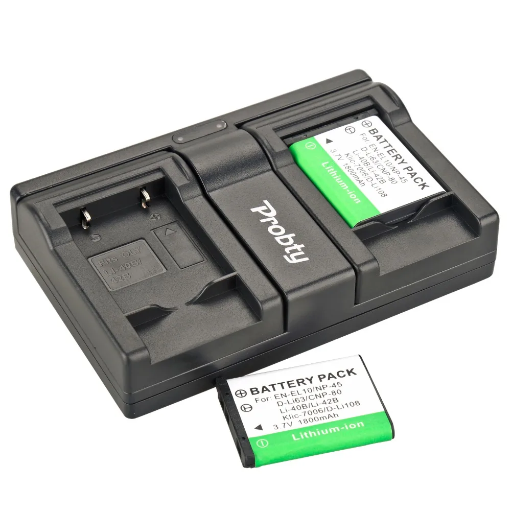 PROBTY 2pcs Li-40B Li 40B Camera Battery + USB Dual Charger For Olympus Stylus 770 790 795 850 U710 FE230 FE340 FE290 FE360
PROBTY 2pcs Li-40B Li 40B Camera Battery + USB Dual Charger For Olympus Stylus 770 790 795 850 U710 FE230 FE340 FE290 FE360