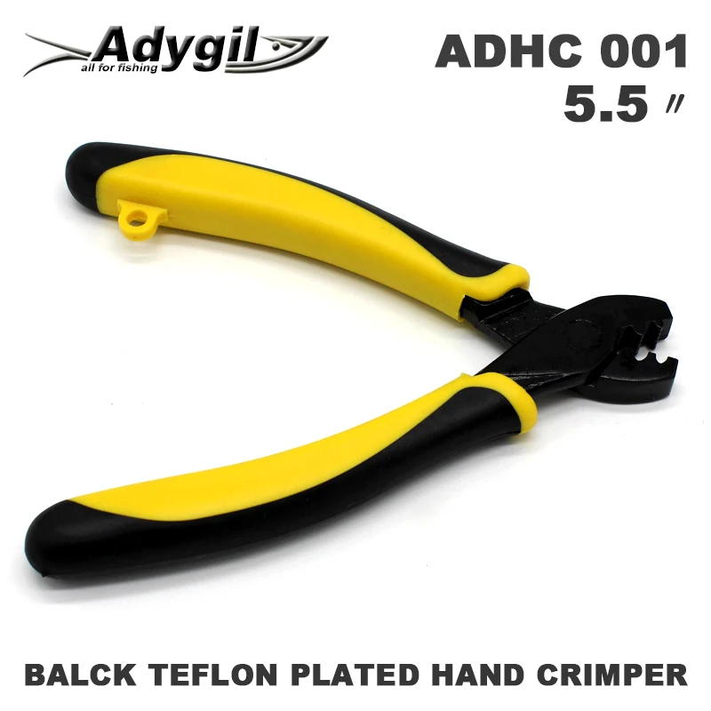 Adygil 5.5 inch Black Plated Hand Crimper With Fishing Lanyards And Sheath ADHC 001 Size 5.5 inch 3 pcs / lot
Adygil 5.5 inch Black Plated Hand Crimper With Fishing Lanyards And Sheath ADHC 001 Size 5.5 inch 3 pcs / lot