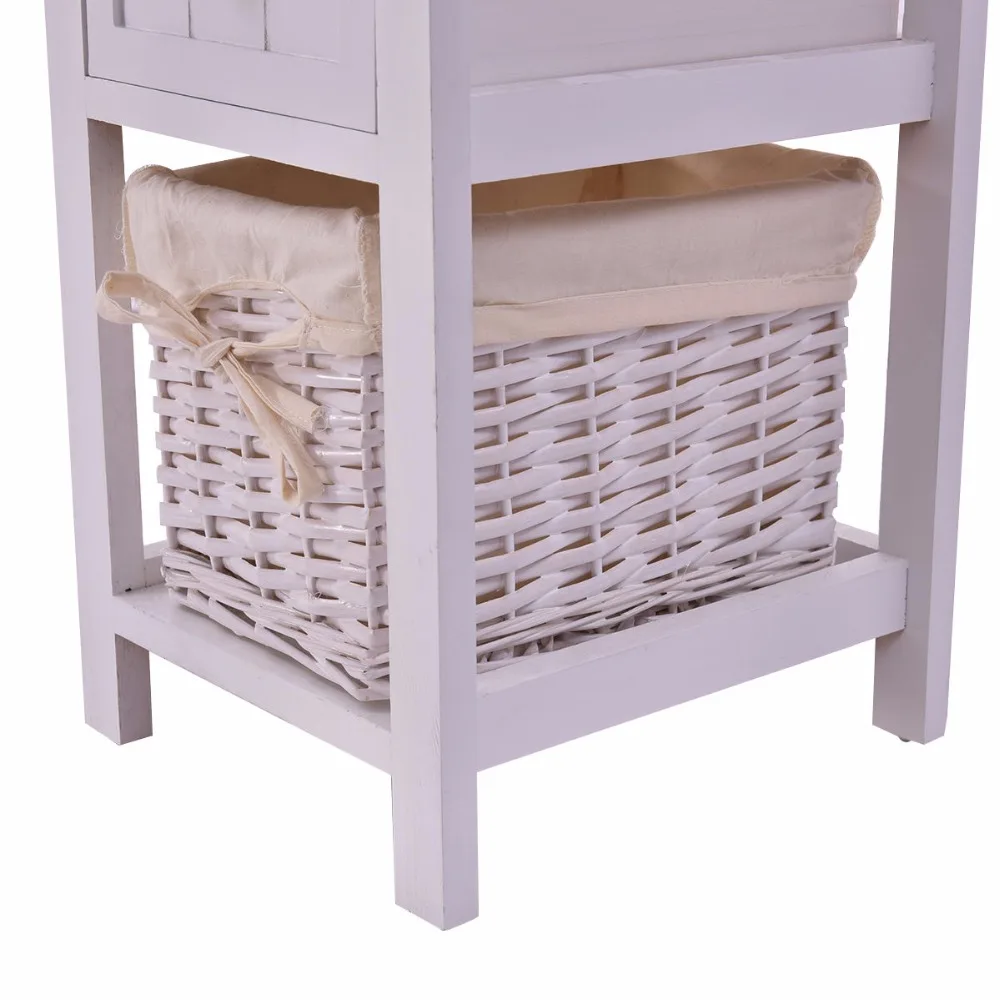 Goplus Night Stand 2 Layer 1 Drawer Bedside End Table White Modern Organizer Bedroom Wood Nightstand with Basket Small HW53787
Goplus Night Stand 2 Layer 1 Drawer Bedside End Table White Modern Organizer Bedroom Wood Nightstand with Basket Small HW53787
