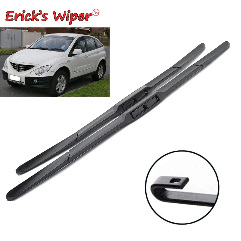 

Erick's Wiper LHD Front Hybrid Wiper Blades For Ssangyong Actyon MK1 2005 - 2012 Windshield Windscreen Window Brushes 21"+19"