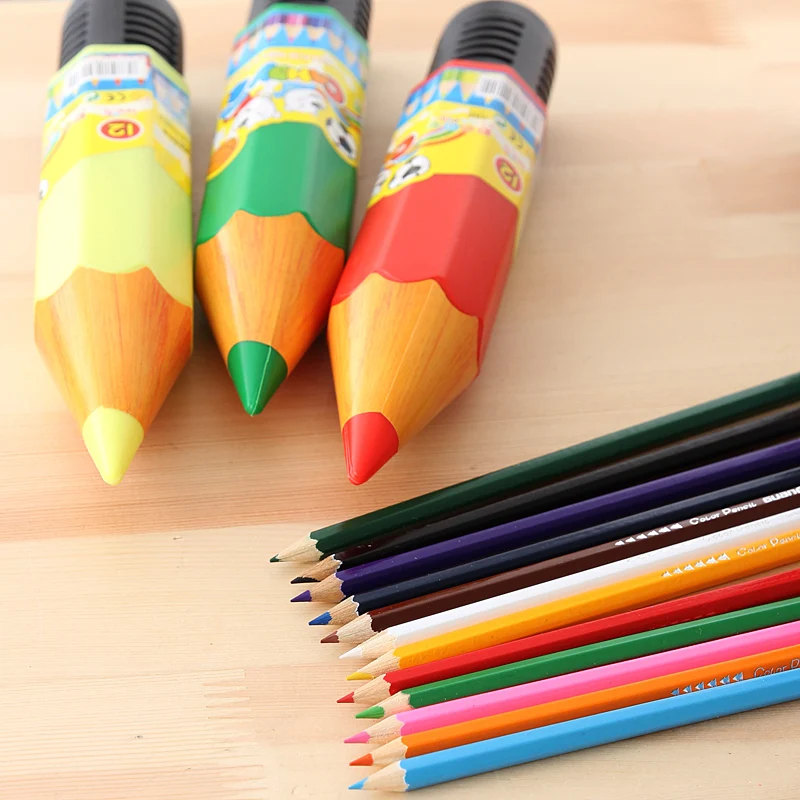 Stationery small fresh plastic bottled colored pencil 12pcs/box primary school students prizes
Stationery small fresh plastic bottled colored pencil 12pcs/box primary school students prizes