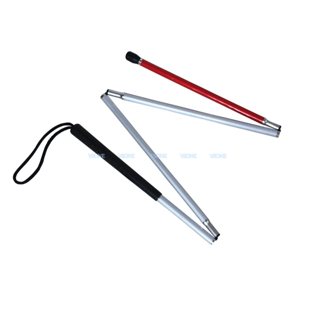 Aluminum Folding White Cane for the Blind (Folds Down 4 Sections) (120 cm (47.24 inch))
Aluminum Folding White Cane for the Blind (Folds Down 4 Sections) (120 cm (47.24 inch))