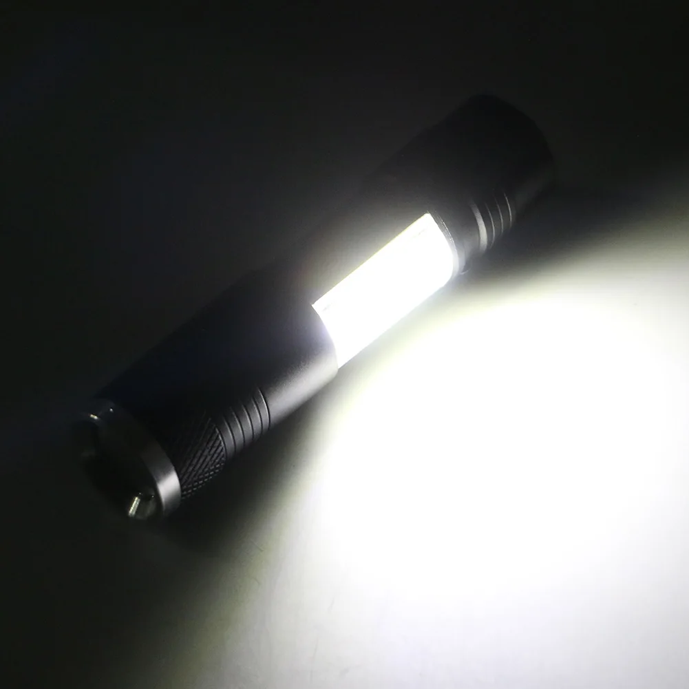 Pen Light 4 Modes Portable Mini Handy Flashlight Torch XPE+COB LED Flashlight 1200LM Zoom able Hunting Camping Light Torch
Pen Light 4 Modes Portable Mini Handy Flashlight Torch XPE+COB LED Flashlight 1200LM Zoom able Hunting Camping Light Torch