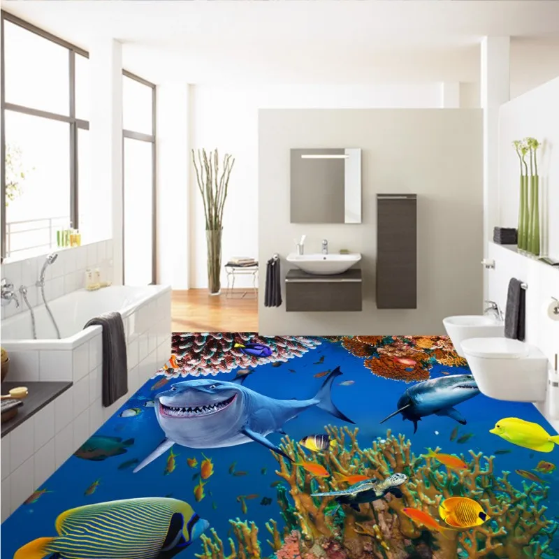 Free Shipping Sea World Dolphin Turtle 3D floor painting wear non-slip anti-skidding bedroom living room lobby flooring mural
Free Shipping Sea World Dolphin Turtle 3D floor painting wear non-slip anti-skidding bedroom living room lobby flooring mural