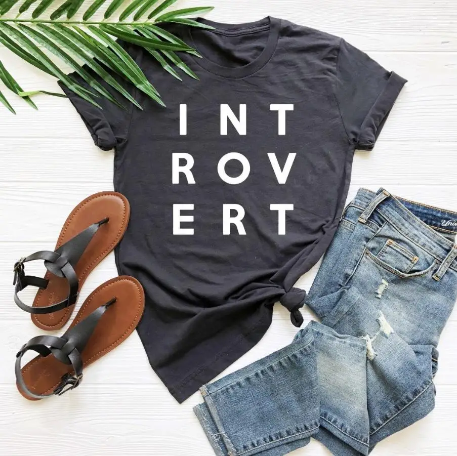 Introvert Women tshirt Casual Cotton Hipster Funny t shirt For Lady Yong Girl Top Tee Drop Ship ZY-18
Introvert Women tshirt Casual Cotton Hipster Funny t shirt For Lady Yong Girl Top Tee Drop Ship ZY-18