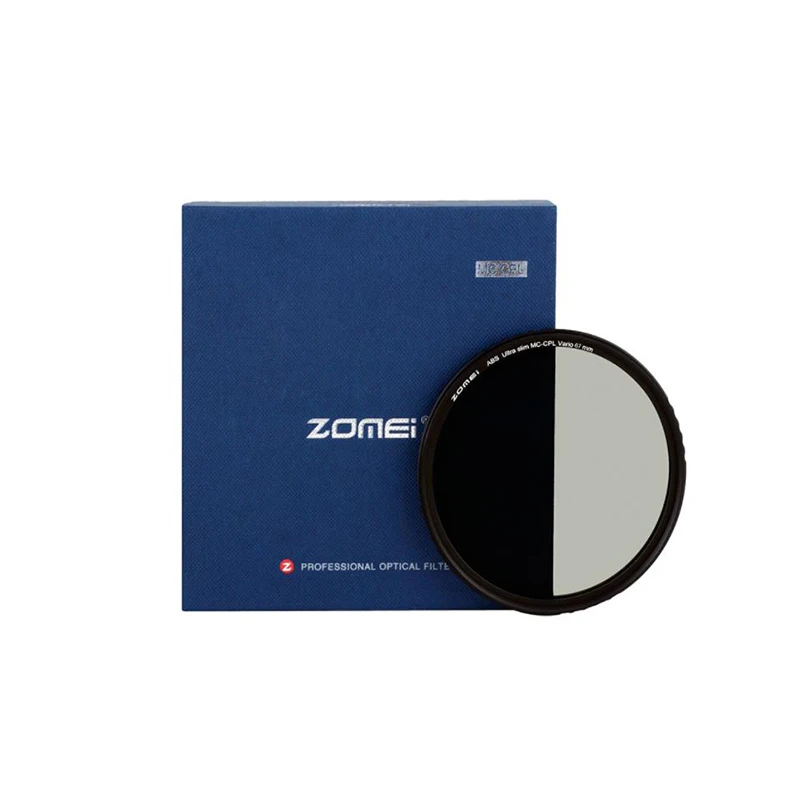 

ZOMEI ABS Optical Glass CPL Slim Multi-Coated Circular Polarizer Polarizing HD Lens Filter for DSLR Lens 49/52/58/67/72/77/82 mm
