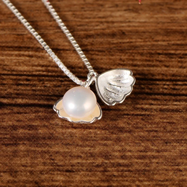 S925 sterling silver shell necklace female clavicle chain lover Tanabata gift pendant free shipping
S925 sterling silver shell necklace female clavicle chain lover Tanabata gift pendant free shipping