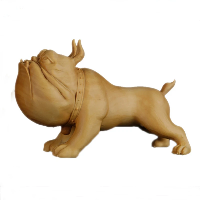 Handmade Poplar Wood Bulldog Display Decoration Art Toy Wedding Birthday Gift Dog
Handmade Poplar Wood Bulldog Display Decoration Art Toy Wedding Birthday Gift Dog