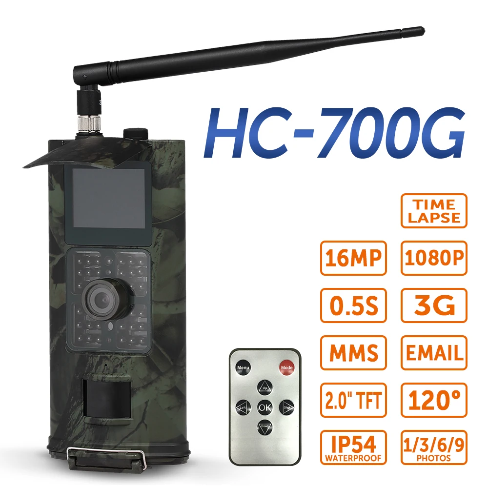 HC-700A700Mtrail camera game hunting acorn wild gsm deer mini night vision mms solar 16MP 940nm Trap SUNTEKCAM photo 3G 2G 700M |