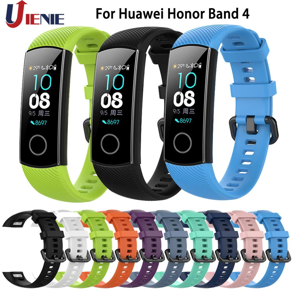 Ремешок силиконовый для Huawei Honor Band 4, стандартная версия Смарт-браслета для наручных часов Honor Band 5 Correa
Ремешок силиконовый для Huawei Honor Band 4, стандартная версия Смарт-браслета для наручных часов Honor Band 5 Correa