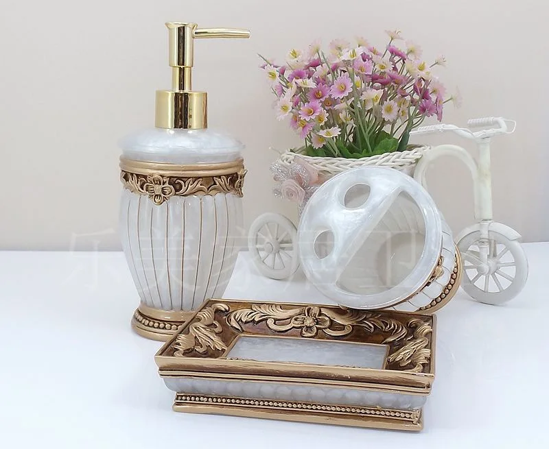 European Creative Bathroom Accessories Ceramic Bathroom Accessories Sets Toothbrush Holder/Soap Box Five Pieces
European Creative Bathroom Accessories Ceramic Bathroom Accessories Sets Toothbrush Holder/Soap Box Five Pieces