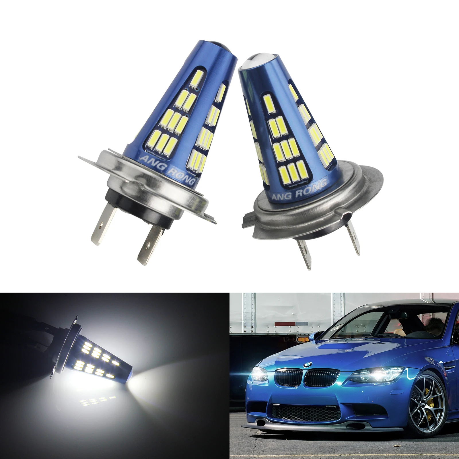 Светодиодсветодиодный лампа ANGRONG 2x499 H7 48 SMD, основной налобный фонарь, противотумансветильник дневные лампы DRL, белый 6000K
Светодиодсветодиодный лампа ANGRONG 2x499 H7 48 SMD, основной налобный фонарь, противотумансветильник дневные лампы DRL, белый 6000K