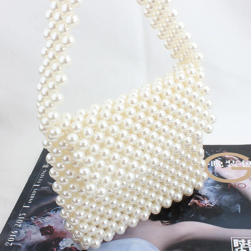 Women Handmade Pearl Bags Elegant Shoulder Bag Evening Clutch Bag Acrylic Beads Flap Bag Wallet Ladies Handbag Wedding Party
Women Handmade Pearl Bags Elegant Shoulder Bag Evening Clutch Bag Acrylic Beads Flap Bag Wallet Ladies Handbag Wedding Party