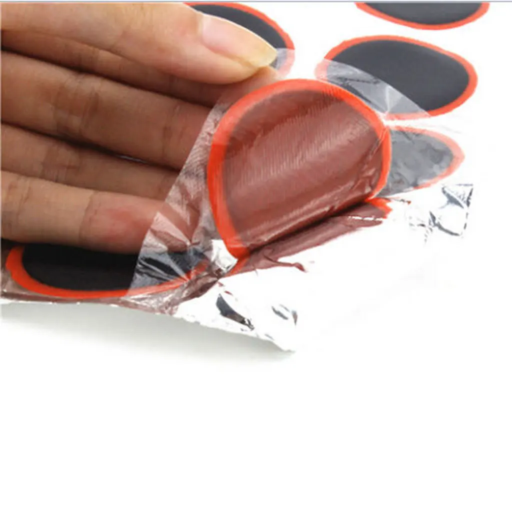 96Pcs Motor Bike Tyre Tire Inner Tube Repair Puncture Rubber Patches Bicycle Repairing Kit | Спорт и развлечения