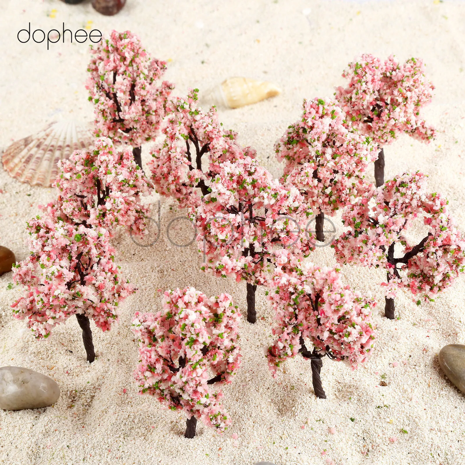 dophee 10pcs model tree with pink flowers 11cm Trees Landscape OO HO Scale for Railroad Scenery scale mini Garden decoration
dophee 10pcs model tree with pink flowers 11cm Trees Landscape OO HO Scale for Railroad Scenery scale mini Garden decoration