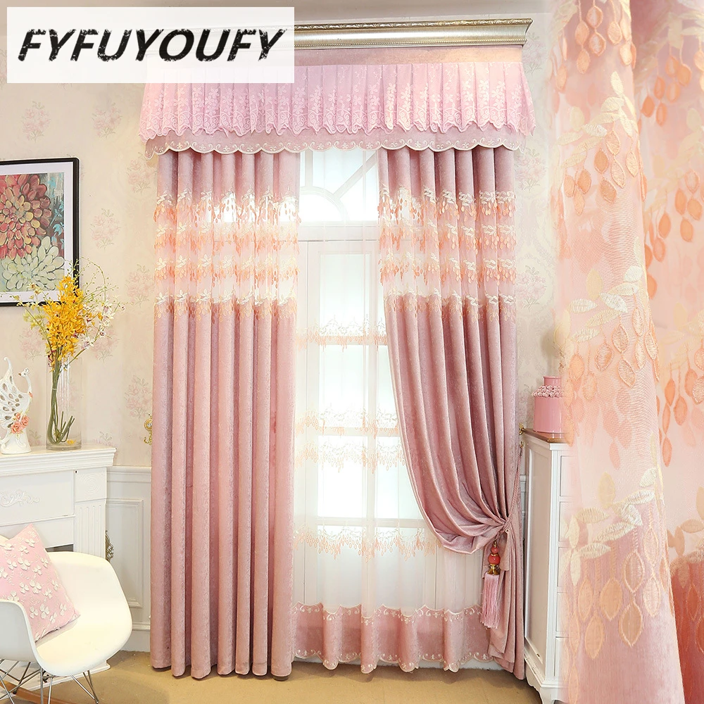 Polyester Elegant Europe Style Living Room Study Embroidery Curtain Blackout Curtains Floral Embroidered Luxury Modern Curtain
Polyester Elegant Europe Style Living Room Study Embroidery Curtain Blackout Curtains Floral Embroidered Luxury Modern Curtain